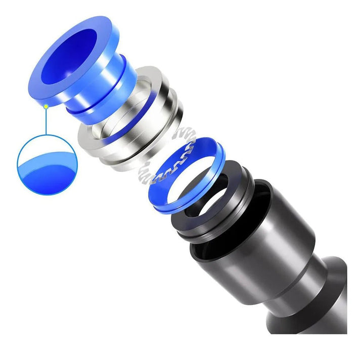 Kit 66pzs Conectores Neumáticos Para Manguera 6mm + 15pzs Pu5 - Tecneu