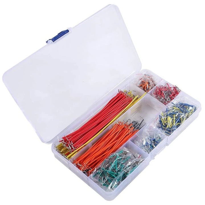 Kit 840 Cables Jumper Puente Pruebas Protoboard 14 Tamaños - Tecneu