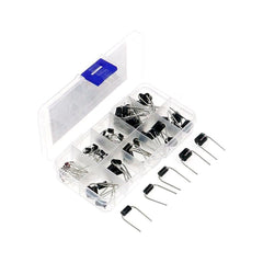 Kit A27 90 Diodos de Protección Alta Potencia 10 Valores Diferentes DIP Con Caja Organizadora