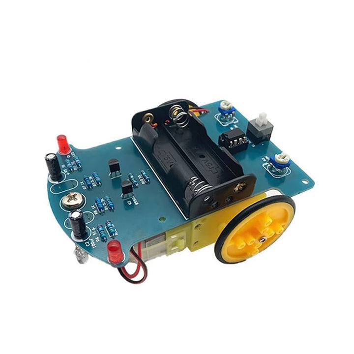 Kit Carrito Seguidor De Línea Educativo LDR Comparador Robot - Tecneu