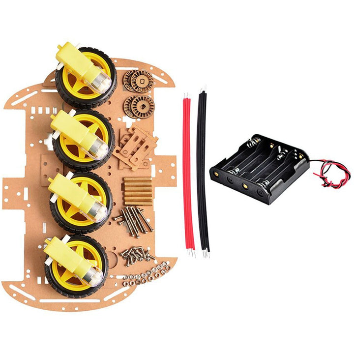 Kit Carro Robot 4 Llantas Bluetooth Instructivo App Y Más ! - Tecneu