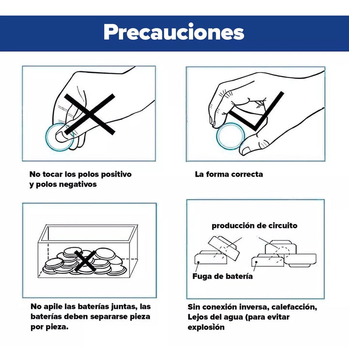 Kit De 10 Pilas de botón alcalinas LR41 AG3 para lápiz láser, termómetro, Juguete - Tecneu