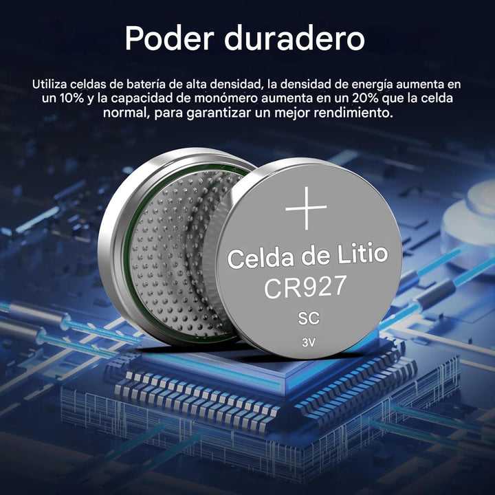 Kit De 5 Pilas de Botón Litio Pkcell CR927 3V 9.5x2.7 mm DL927, ECR927, BR927 - Tecneu