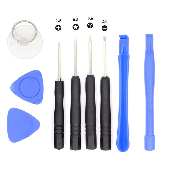 Kit de Herramientas 9 en 1 para Reparación de iPhone y Smartphones - Tecneu