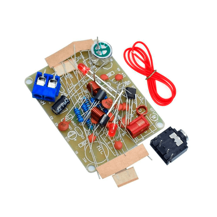 Kit DIY Transmisor de Radio FM RF - 02FM 88 - 108 MHz 3 - 6V - Tecneu