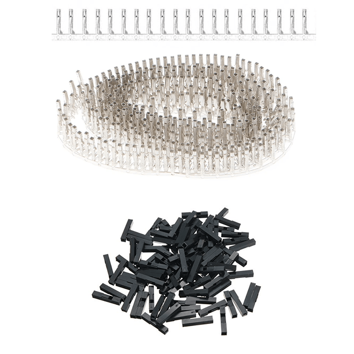 Kit Dupont Jumper + Crimp Terminal Pin Hembra ó Macho - Tecneu