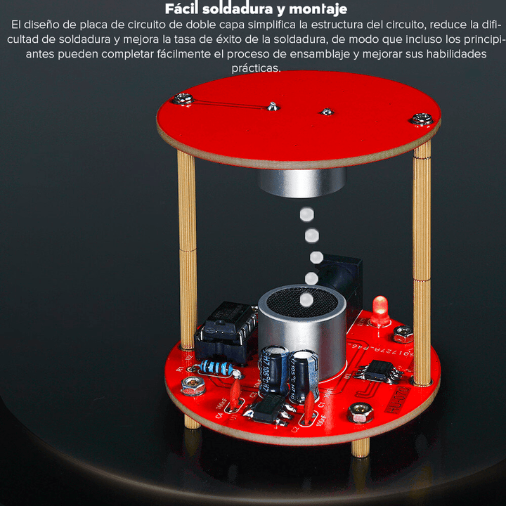 Kit Levitador Acústico Controlador Ondas Ultrasónico 40kHz - Tecneu