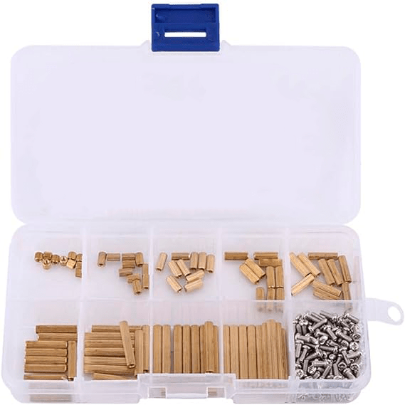 Kit M2 De 270 Separadores Tornillos Y Laton Hexagonal Pcb - Tecneu