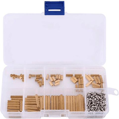 Kit M2 De 270 Separadores Tornillos Y Laton Hexagonal Pcb