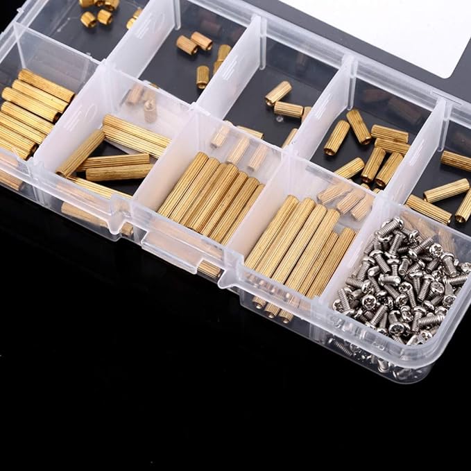 Kit M2 De 270 Separadores Tornillos Y Laton Hexagonal Pcb - Tecneu