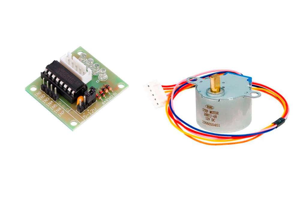 Kit Motor A Pasos 28byj-48 12VDC Con Driver Unl2003