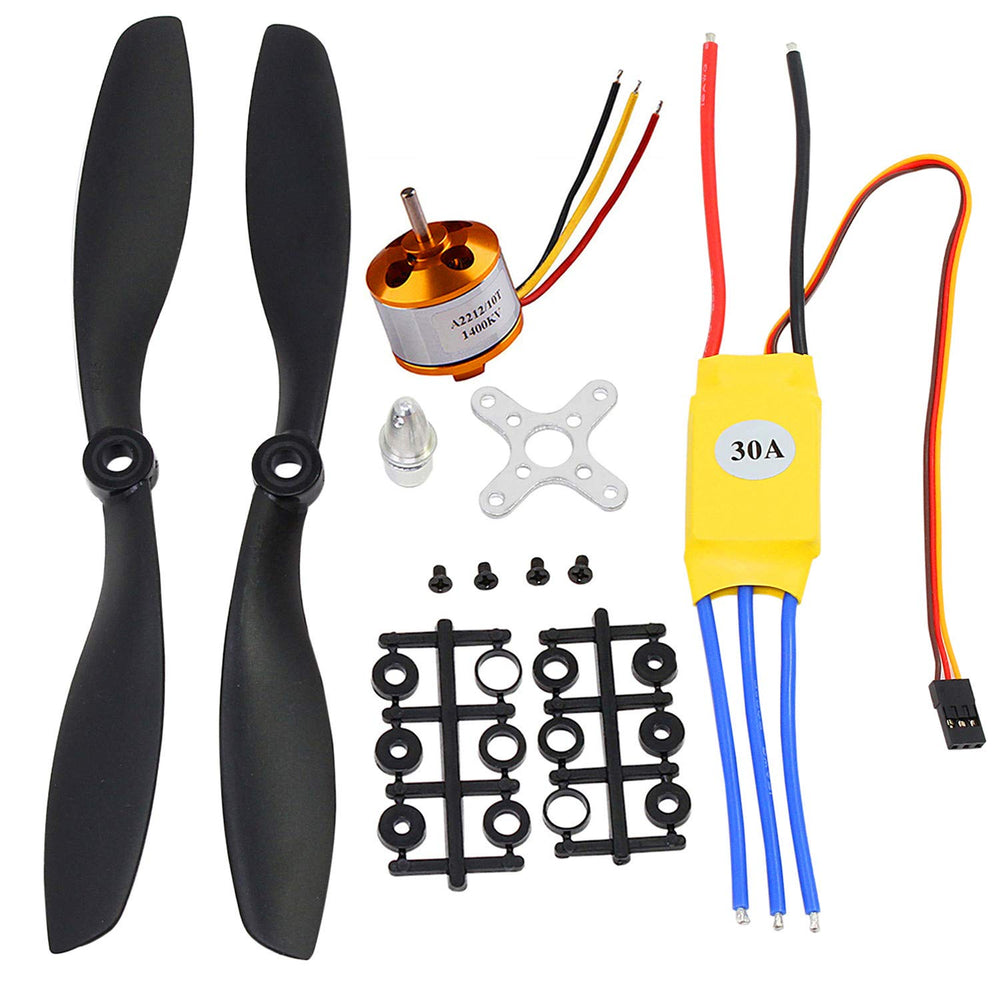 Kit Motor Brushless 1000kv A2212 Driver Aspas Drone + Esc30a