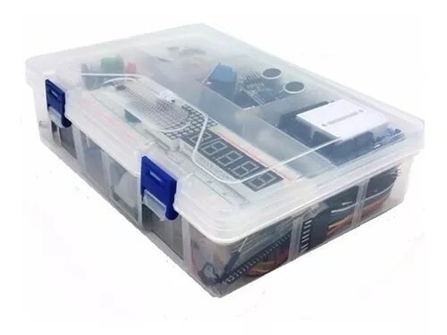 Kit Placa de desarrollo Uno Pro Ultimate 160 Componentes Electrónicos - Tecneu
