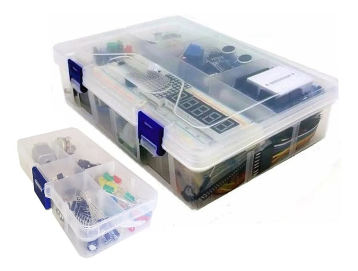 Kit Placa de desarrollo Uno Pro Ultimate 160 Componentes Electrónicos - Tecneu
