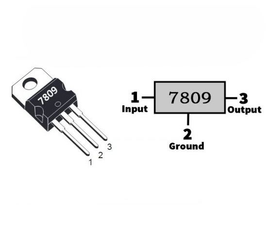 L7809CV LM7809 Regulador de Voltaje Positivo 9V 1.5A - Tecneu