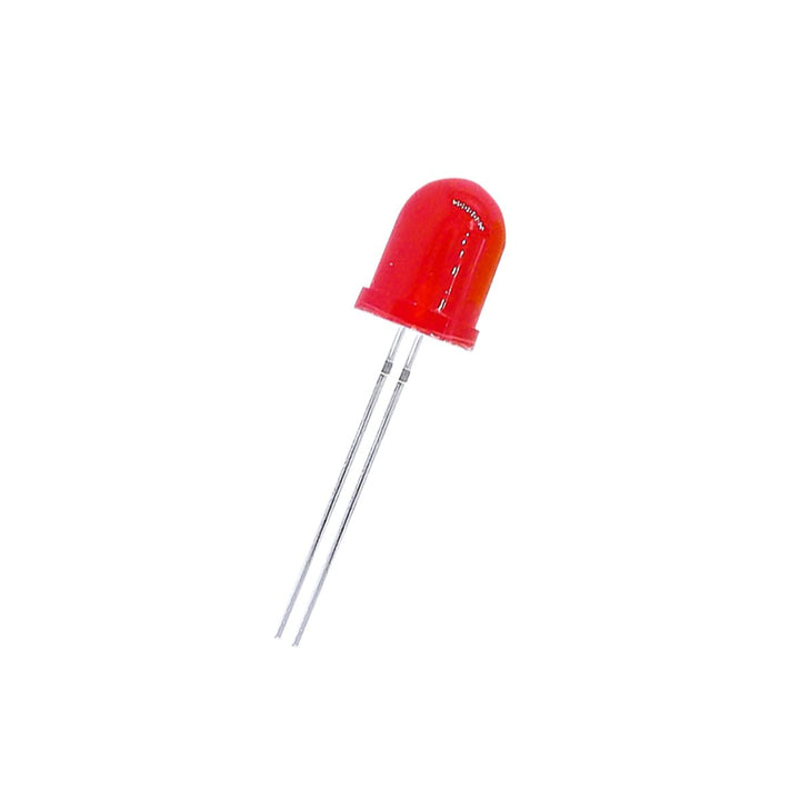 Led Difuso 10mm Rojo, Amarillo, Azul, Verde, Blanco - Tecneu