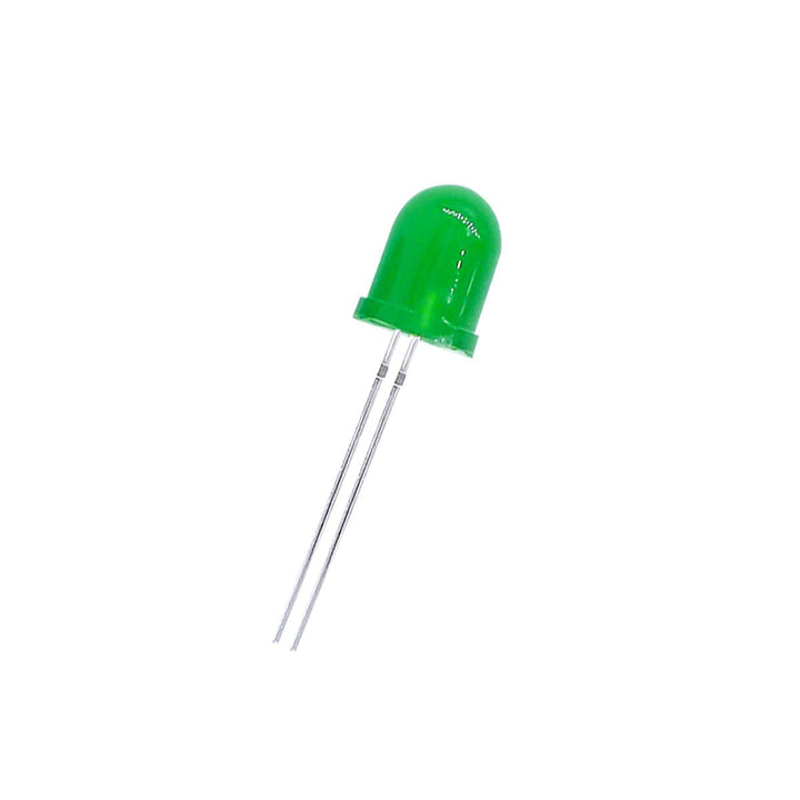 Led Difuso 10mm Rojo, Amarillo, Azul, Verde, Blanco - Tecneu