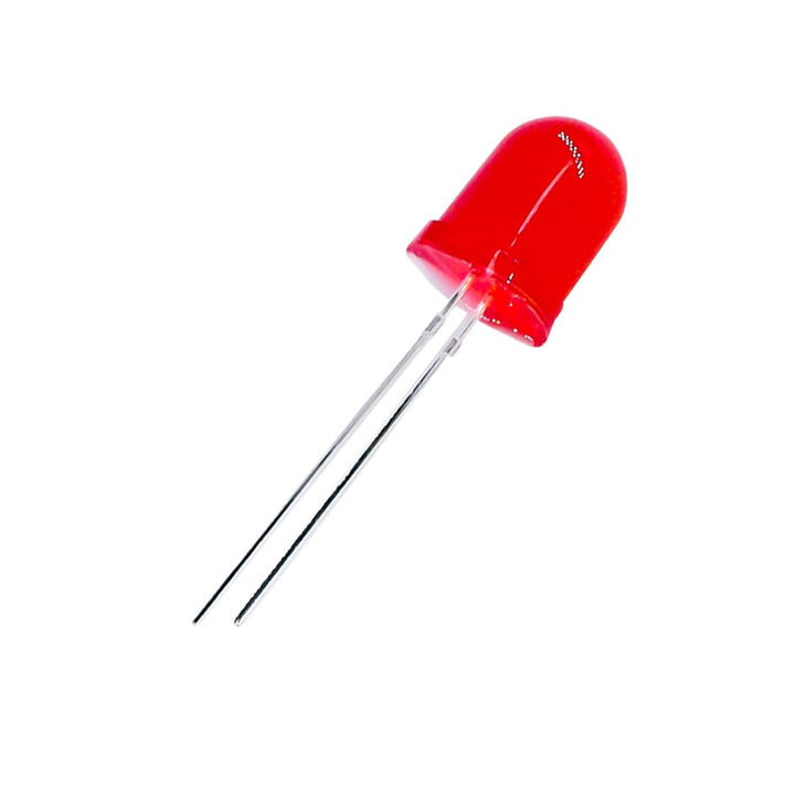 Led Difuso 10mm Rojo, Amarillo, Azul, Verde, Blanco - Tecneu
