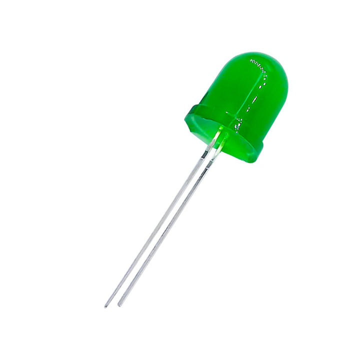 Led Difuso 10mm Rojo, Amarillo, Azul, Verde, Blanco - Tecneu