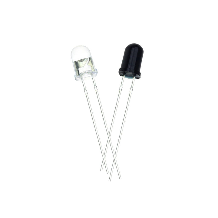Led Emisor Y Receptor Fotodiodo Ir Par Diodo 5mm - Tecneu