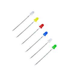 Leds Difusos 3mm Rojo, Ambar, Azul, Verde, Blanco