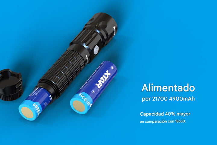 Linterna Deportiva LED de Alto Rendimiento XTAR R30 1200 Lúmenes - Tecneu