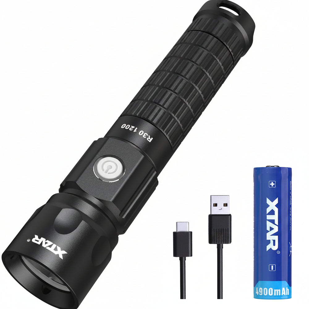 Linterna Deportiva LED de Alto Rendimiento XTAR R30 1200 Lúmenes