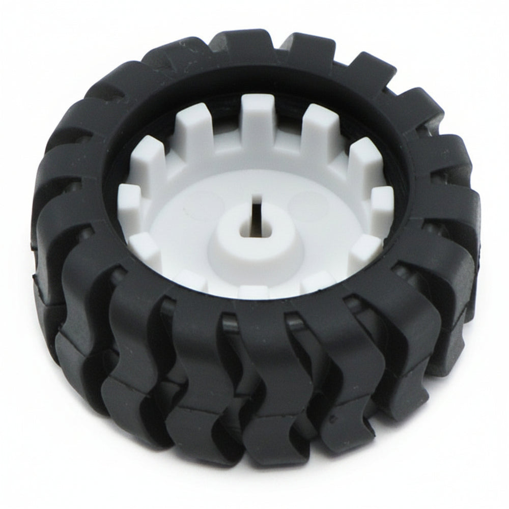 Llanta De Goma Para Micro Motoreductor Pololu 48x17mm