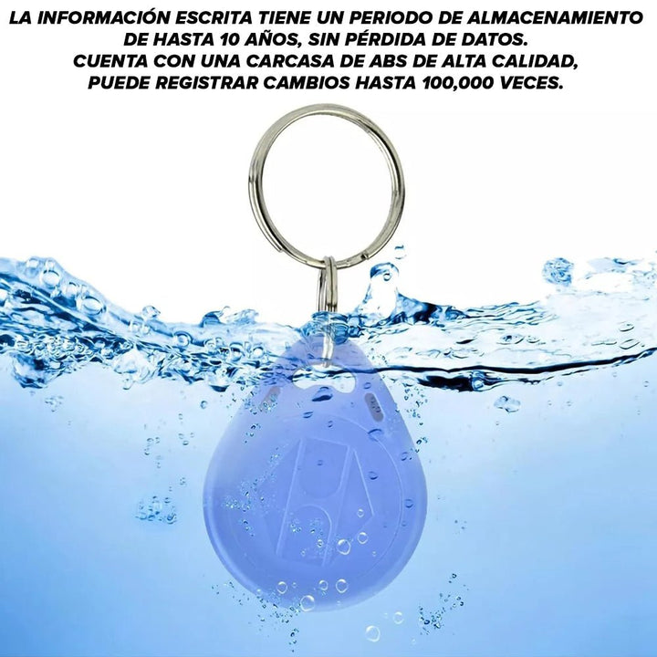 Llavero Rfid 125khz Nfc Tag S50 8 Kbits - Tecneu