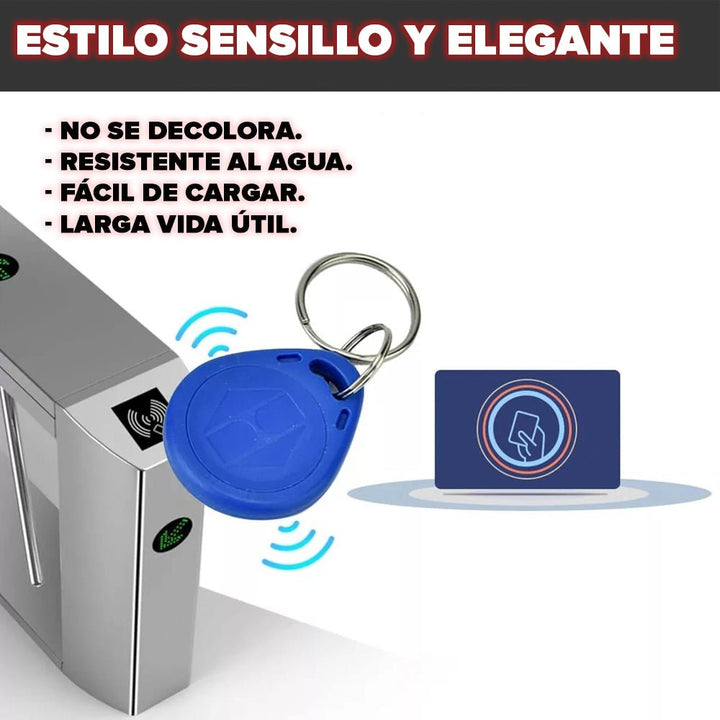 Llavero Rfid 125khz Nfc Tag S50 8 Kbits - Tecneu
