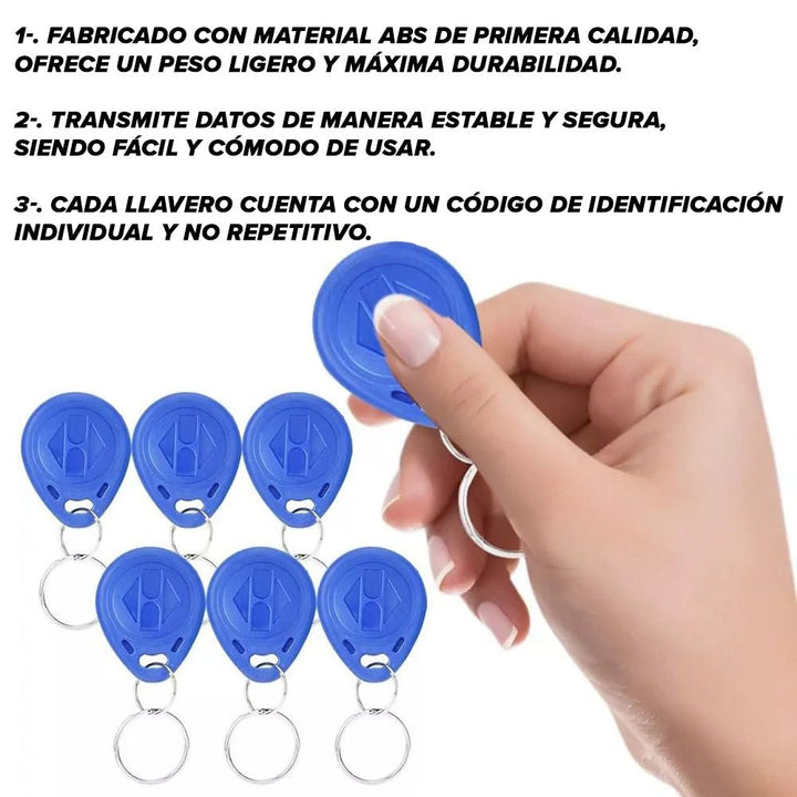 Llavero Rfid 125khz Nfc Tag S50 8 Kbits - Tecneu