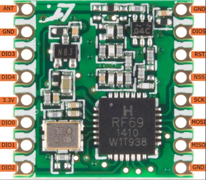 Lora Rfm69 Hcw 915 Mhz - Tecneu