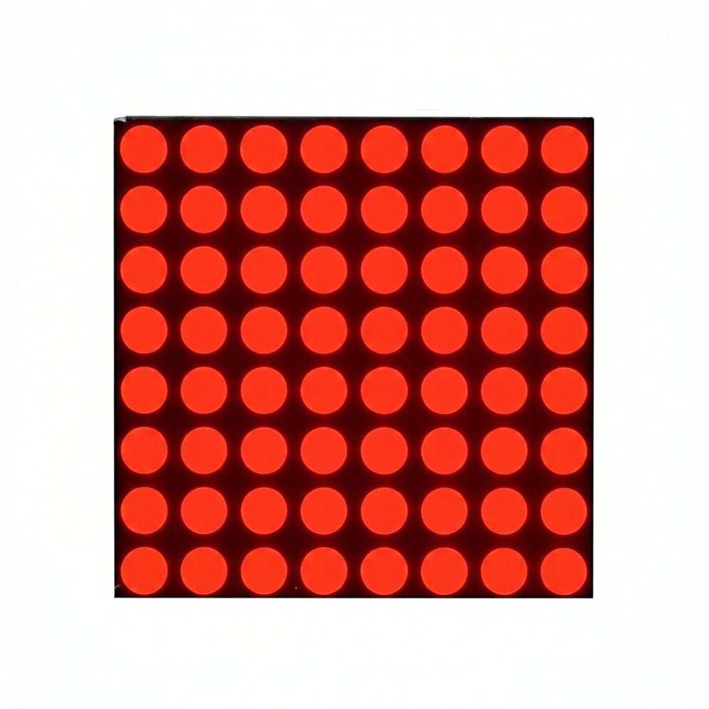 Matriz De Led 8x8 3mm 1088as Led Rojo Brillante Pic