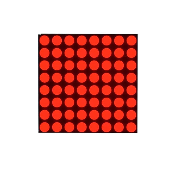 Matriz De Led 8x8 3mm 1088as Led Rojo Brillante Pic - Tecneu