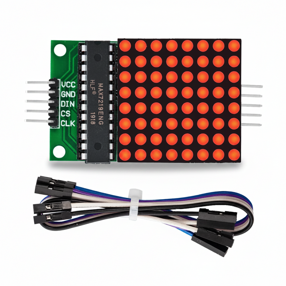 Módulo Display Matriz Led 8x8 Chip Max7219 Cascada