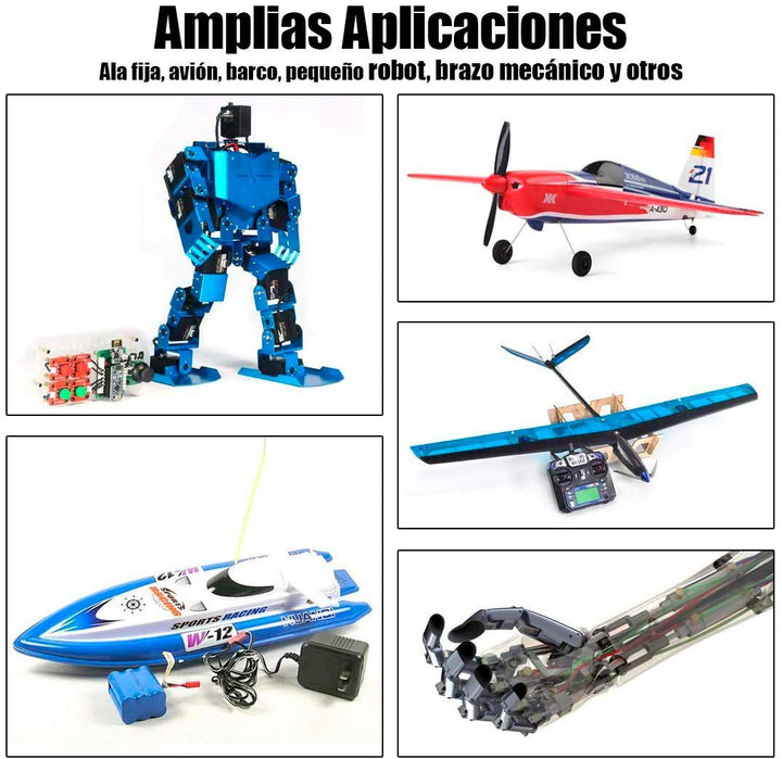 Micro Servomotor Mg90s Tower Pro Engranes Metálicos - Tecneu