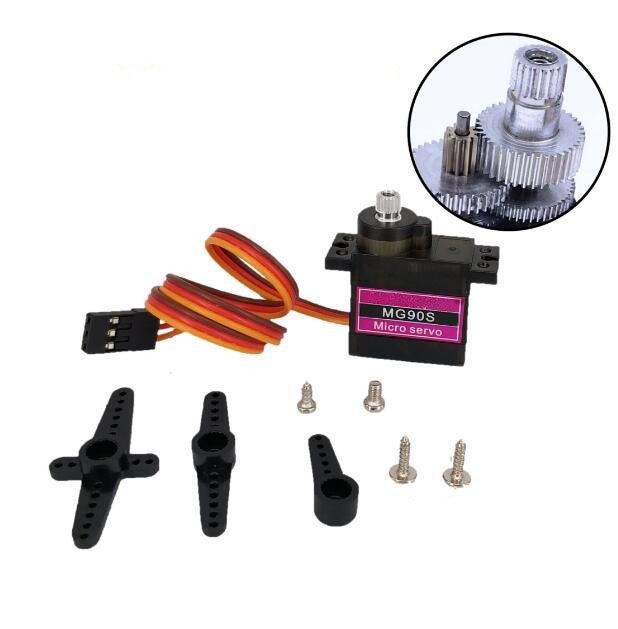 Micro Servomotor Mg90s Tower Pro Engranes Metálicos - Tecneu