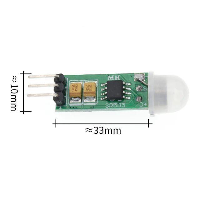 Mini Sensor De Presencia Pir Hc - sr505 Movimiento Infrarrojo - Tecneu