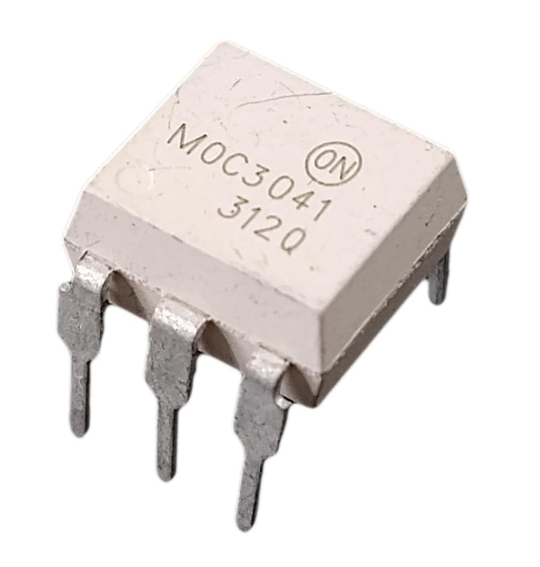 MOC3041 Optoacoplador Salida Triac Paso por Cero 400V DIP - 6 - Tecneu