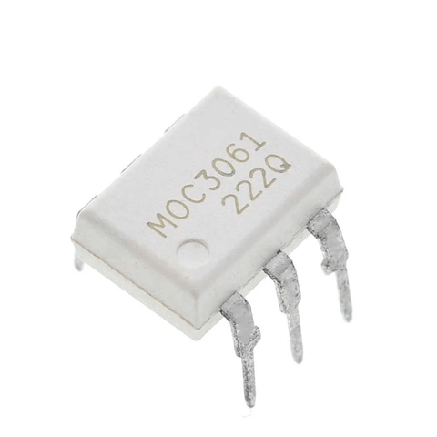 MOC3061 Optoacoplador Salida Triac Paso por Cero 600 V DIP-6