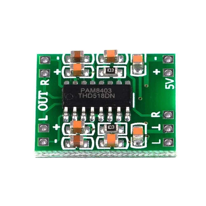Modulo Amplificador De Audio Pam8403 Clase D 2 X 3w - Tecneu