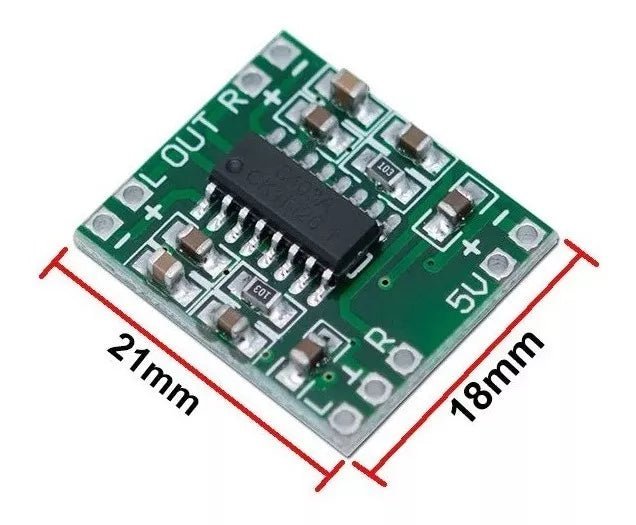 Modulo Amplificador De Audio Pam8403 Clase D 2 X 3w - Tecneu