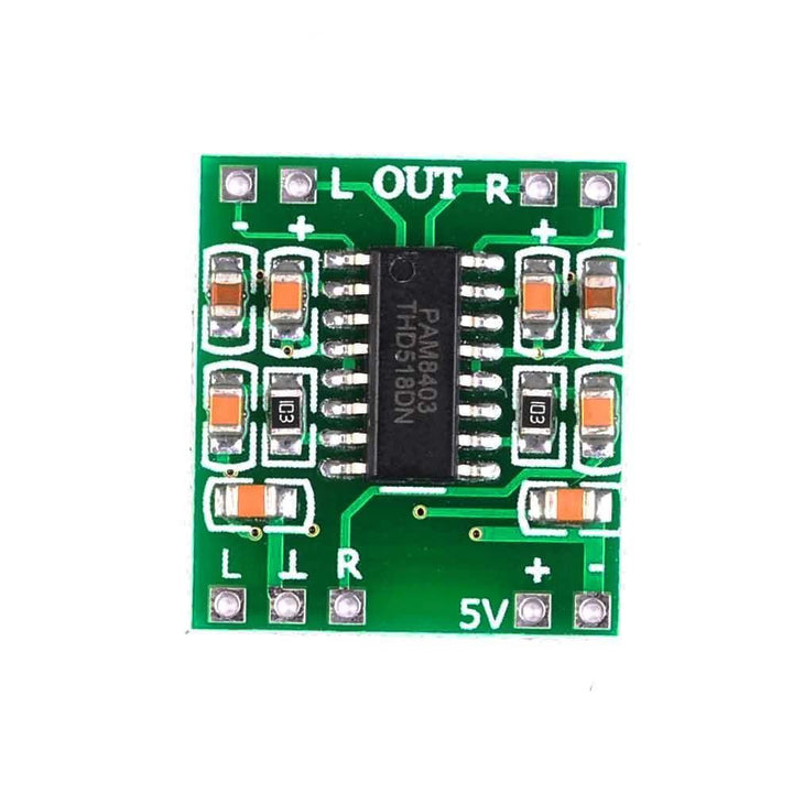 Modulo Amplificador De Audio Pam8403 Clase D 2 X 3w - Tecneu