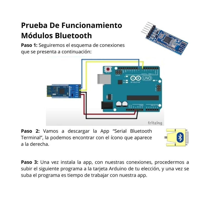 Modulo Bluetooth Hc - 05 Maestro/esclavo - Tecneu