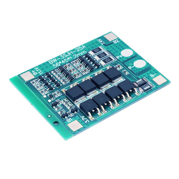 Modulo Carga Proteccion 3 Bateria Litio Lipo Bms 25a 3s - Tecneu