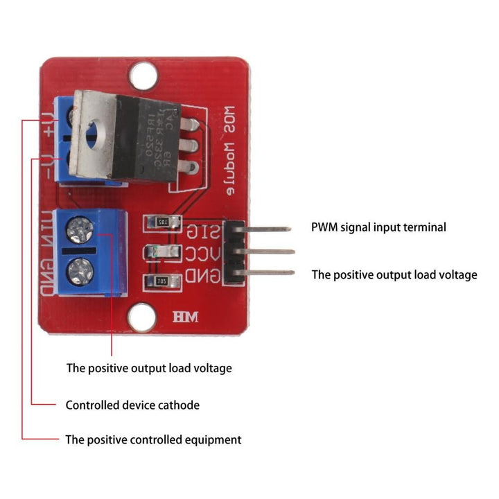 Modulo Controlador Mosfet Irf520 - Tecneu