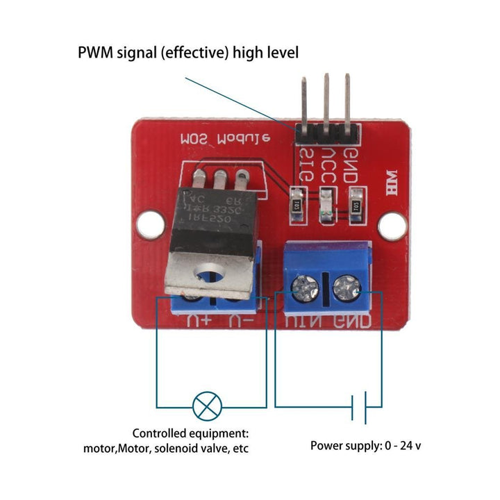 Modulo Controlador Mosfet Irf520 - Tecneu