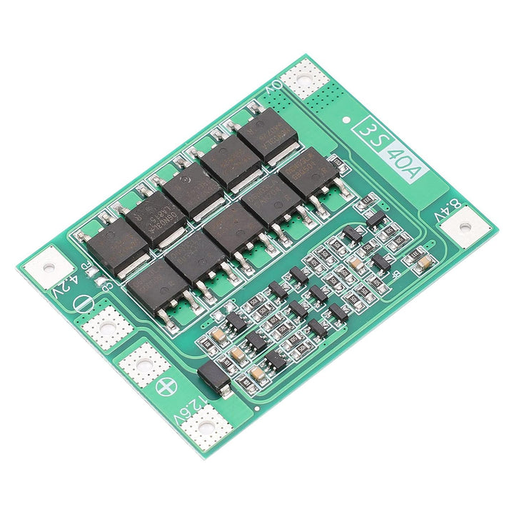 Módulo De Carga/ Descarga De Baterías Litio Bms 12.6v 40a 3s - Tecneu