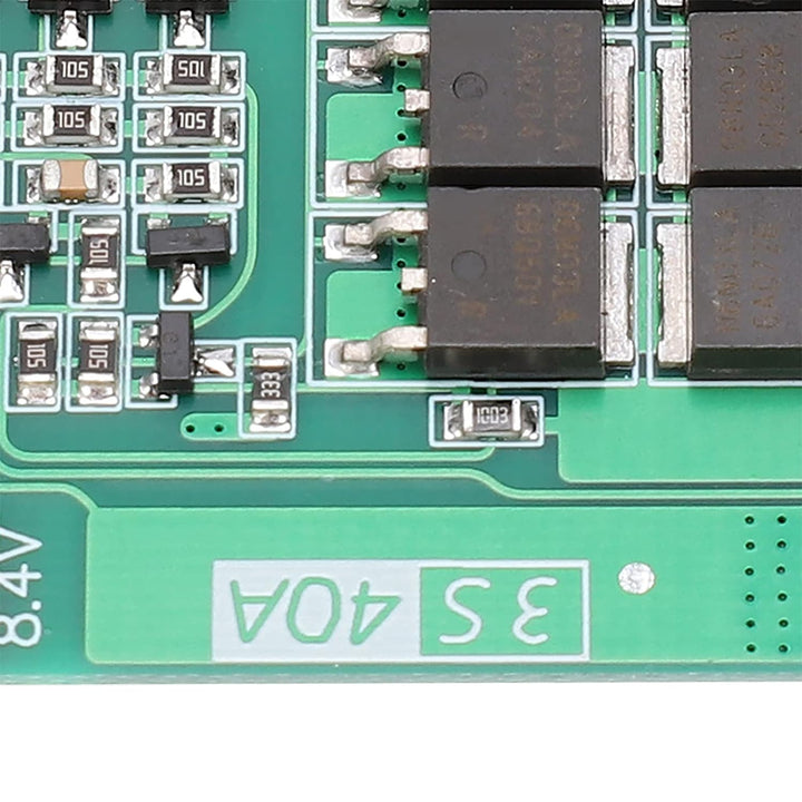 Módulo De Carga/ Descarga De Baterías Litio Bms 12.6v 40a 3s - Tecneu