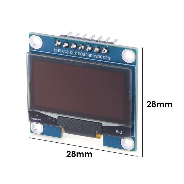 Módulo De Pantalla Led Oled 7 Pin 0.96 - Tecneu